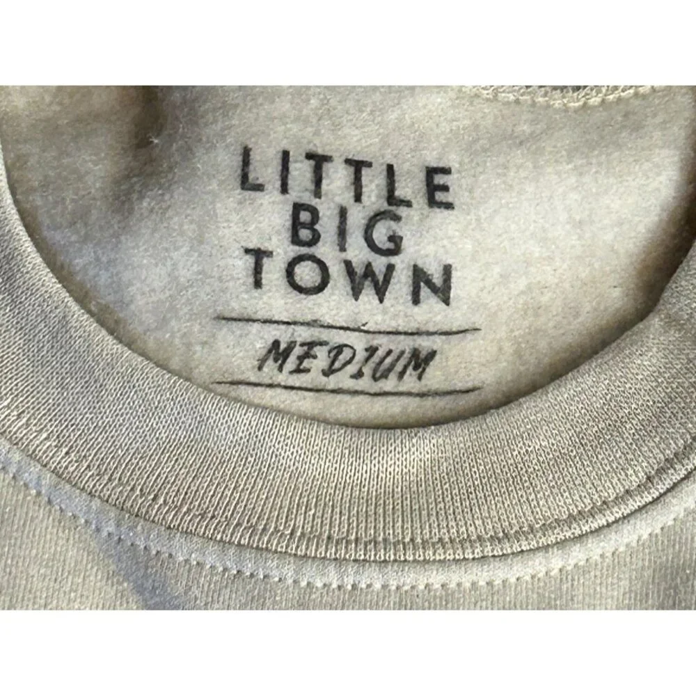 Little Big Town Canada Tour Cream Sweatshirt Medium - Picture 6 of 9